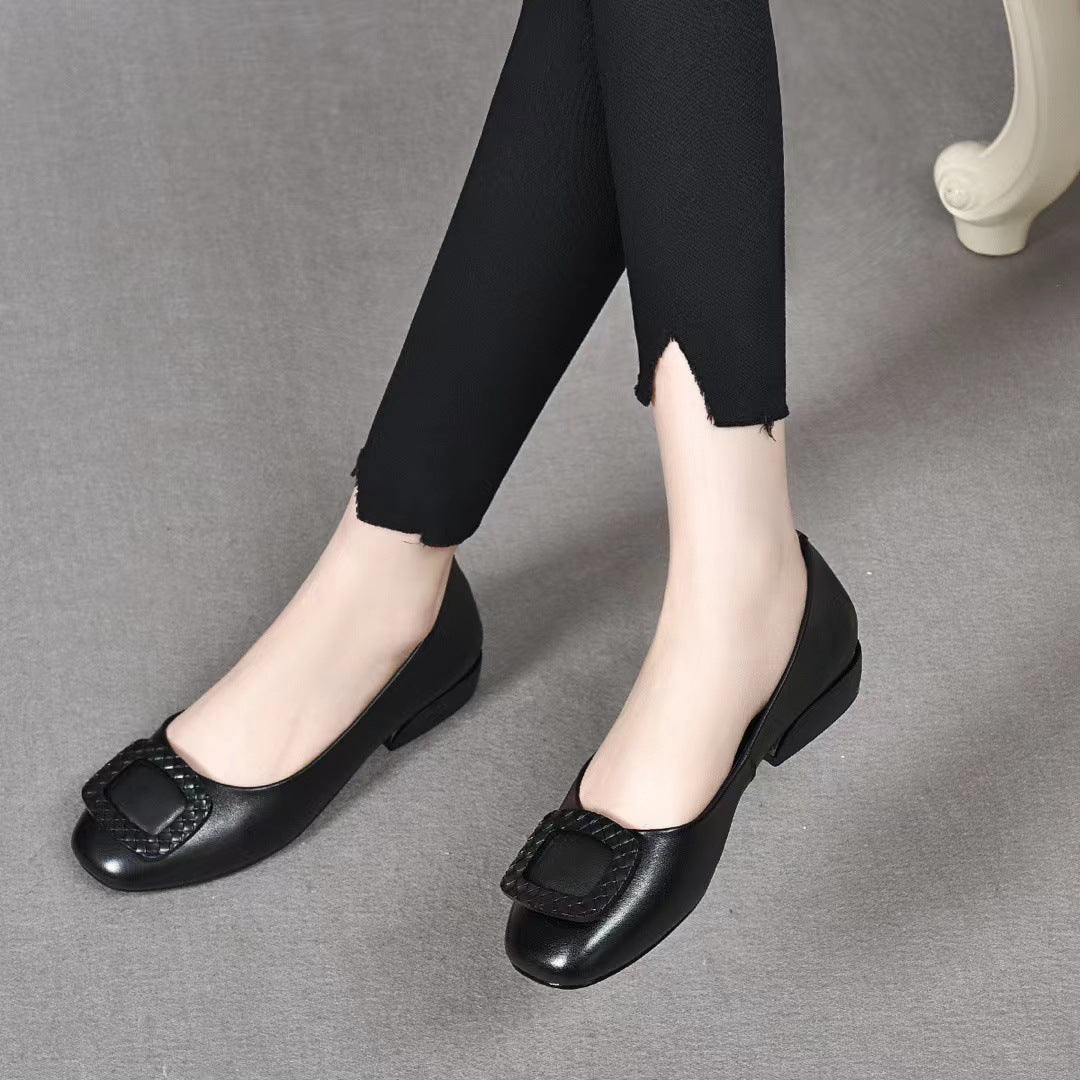 Soft Leather Beef Tendon Soft Bottom Leather Shoes