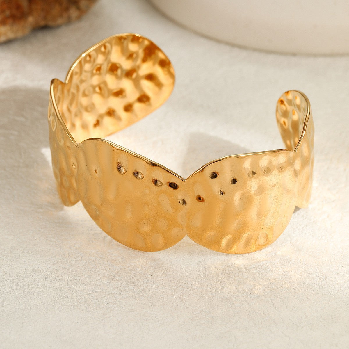 Stainless Steel Open Wide Bracelet