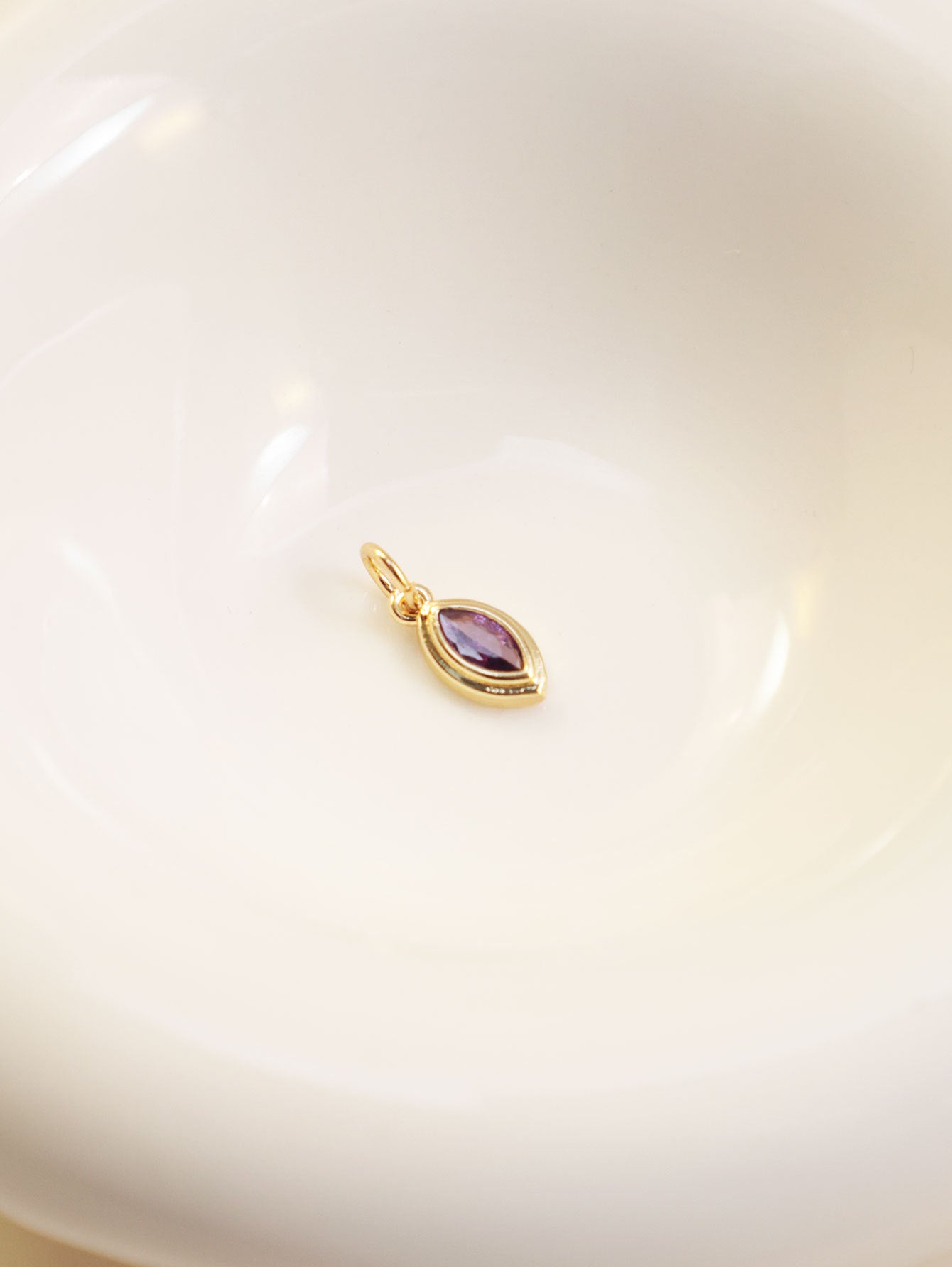 European And American Color Birthstone Pendant